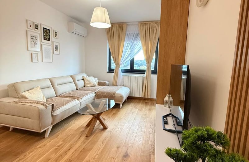 Location d’un nouvel appartement de 2 pièces, 47 m², près du centre-ville, Belgrade, Serbie